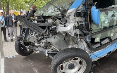 Schüler erleben Verkehrssicherheit an der BBS II wieder hautnah