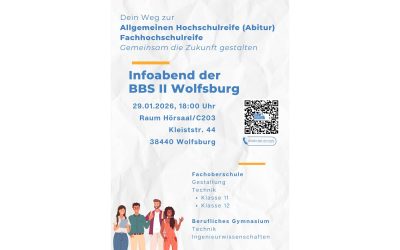 Einladung zum Informationsabend des Beruflichen Gymnasiums und der Fachoberschule