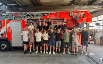 Auszubildene der Werkfeuerwehr fahren nach Berlin